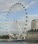 The magnificent 135 metres high London Eye was constructed as part of the millennium celebrations and dominates the Westminster skyline.
